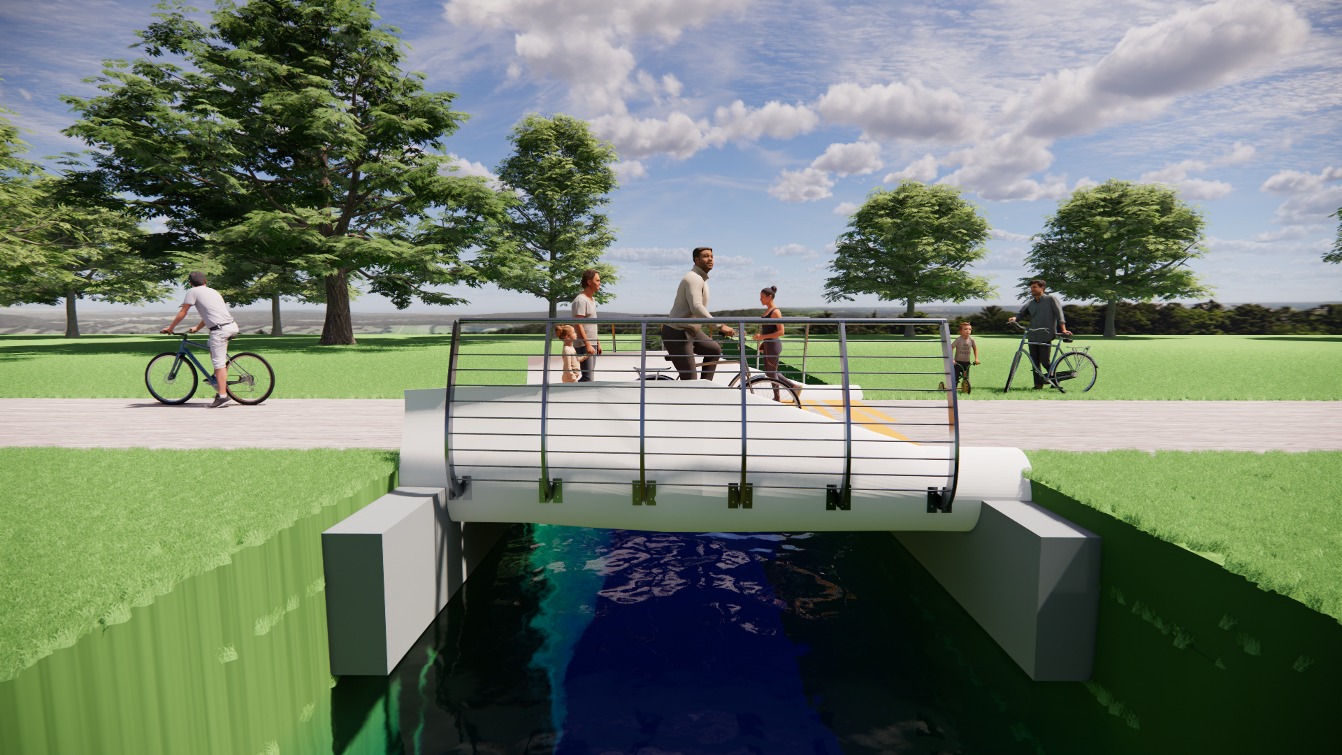 Building a bridge the green way